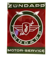 Zündapp Emaille Bord - 60 x 40 cm