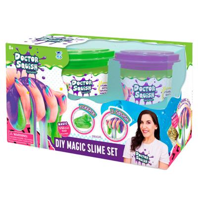 Boti doctor squish slijm value pack groen en paars, 240 gram