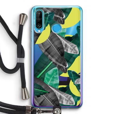 Fantasie jungle: Huawei P30 Lite Transparant Hoesje met koord