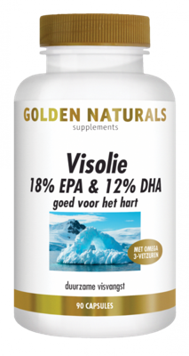 Golden Naturals Visolie -18% EPA & 12% DHA Softgel Capsules