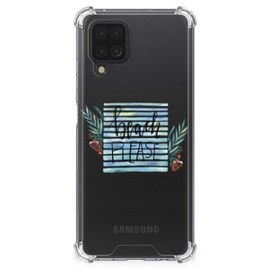 Samsung Galaxy A12 Stevig Bumper Hoesje Boho Beach