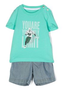 Lapin House ensemble short-t-shirt American - Vert