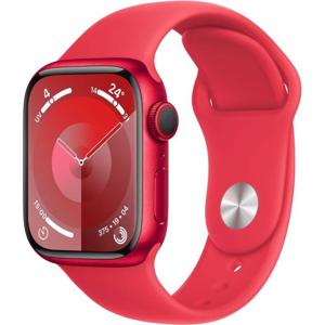 Apple Watch 9 Cell 41mm alu (PRODUCT)RED sportband M/L