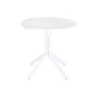 Eettafel Home ESPRIT Wit Metaal Polypropyleen 80 x 80 x 75 cm