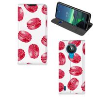 Nokia 1.4 | Flip Style Cover | Pink Macarons