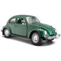 Modelauto Volkswagen Kever groen 1:24 - thumbnail