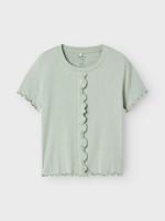 Name it zomer t-shirt S/S meisjes - blauw grijs - Nkfholimse