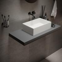 Vrijstaande Wastafel Ideavit Solid Joy 38x24x11cm Mat Wit