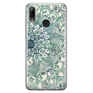 Huawei P Smart 2019 siliconen hoesje - Mandala blauw