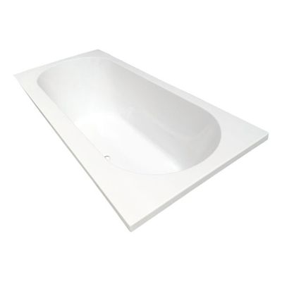 Ligbad Wiesbaden Portus RD | Inbouw | 170x70 cm | Acryl | Glans wit