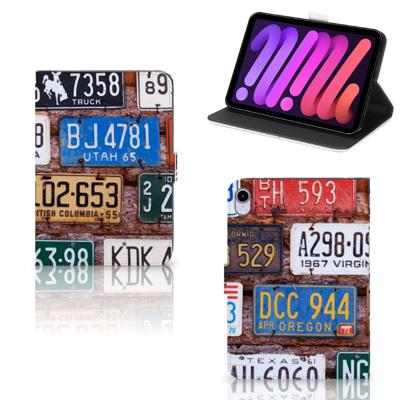 iPad Mini 6 (2021) Tablet Hoesje met foto Kentekenplaten