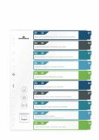 Durable 679527 Register DIN A4+ 1-10 Polypropyleen Meerdere kleuren 10 tabbladen 679527 - thumbnail