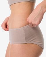 140 Incontinentiehipster Katoen Voor Licht Urineverlies Beige (beige)
