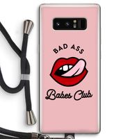 Badass Babes Club: Samsung Galaxy Note 8 Transparant Hoesje met koord