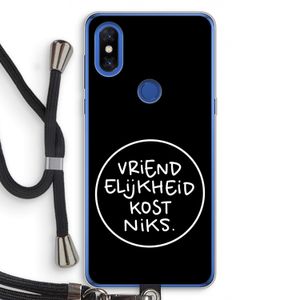 Vriendelijkheid: Xiaomi Mi Mix 3 Transparant Hoesje met koord