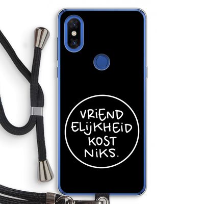 Vriendelijkheid: Xiaomi Mi Mix 3 Transparant Hoesje met koord