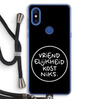 Vriendelijkheid: Xiaomi Mi Mix 3 Transparant Hoesje met koord