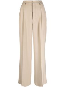 AMI Paris pressed-crease straight-leg trousers - Tons neutres