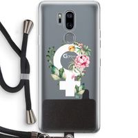 Venus: LG G7 Thinq Transparant Hoesje met koord Venus: LG G7 Thinq Transparant Hoesje met koord