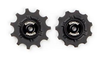 Elvedes Derailleurwieltjes cp2017100 11t 9v/10v/11v zwart 2 stuks