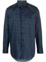 ETRO chemise boutonnée à imprimé cachemire - Bleu