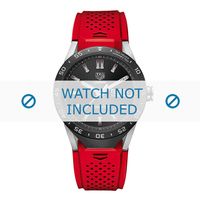 Horlogeband Tag Heuer SAR8A80-FT6057 Silicoon Rood 22mm - thumbnail
