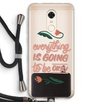 Optimistic flower girl: Xiaomi Redmi 5 Transparant Hoesje met koord