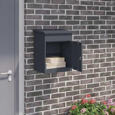Pakket inwerp box Antraciet 44 x 35 x 59 cm Staal