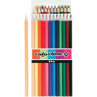 Creativ Company Kleurpotloden - basiskleuren, 12st.