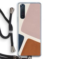 Geo #2: Sony Xperia 5 II Transparant Hoesje met koord