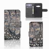 Samsung Galaxy Xcover 3 | Xcover 3 VE | Telefoonhoesje | Met pasjeshouder | Krokodillenprint