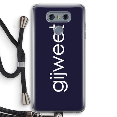 Gijweet: LG G6 Transparant Hoesje met koord