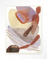 Urban Cotton Wandkleed 'Cargo' 145 x 190cm in Floating Frame - off white