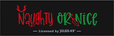 LIMITED EDITION - NAUGHTY OR NICE