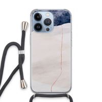 Stone White: iPhone 13 Pro Transparant Hoesje met koord Stone White: iPhone 13 Pro Transparant Hoesje met koord
