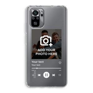 Music Player: Xiaomi Redmi Note 10S Transparant Hoesje