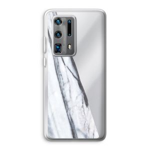 Gestreepte marmer: Huawei P40 Pro Plus Transparant Hoesje