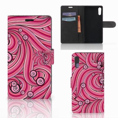 Sony Xperia XZ | Sony Xperia XZs Hoesje Swirl Pink