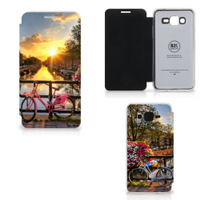 Samsung Galaxy Grand Prime Flip Cover Amsterdamse Grachten - thumbnail
