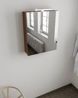 Mondiaz Cubb spiegelkast 60x70x16cm rust met 1 deur