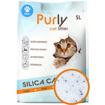 Purly silica kattenbakvulling - probeerpakket alle geuren (3 x 5 liter)