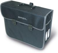 Basil malaga fietstas zwart 13l