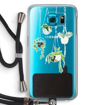 Hang In There: Samsung Galaxy S6 Transparant Hoesje met koord