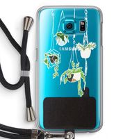 Hang In There: Samsung Galaxy S6 Transparant Hoesje met koord