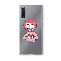 Hartje: Samsung Galaxy Note 10 Transparant Hoesje