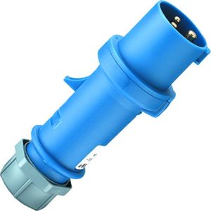 Mennekes campingstekker CEE stekker 3-polig 16A blauw StarTop