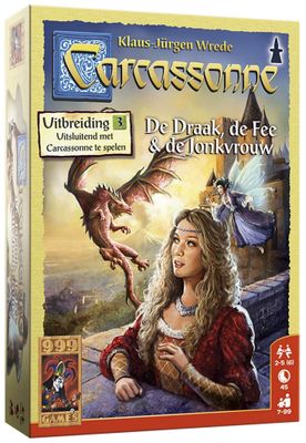 999 Games Carcassonne De draak de fee en de jonkvrouw