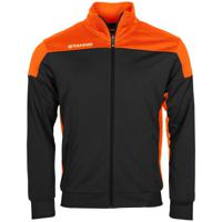 Stanno 408016 Pride Full Zip Jack - Black-Orange - M