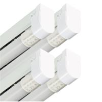 4 PACK - LED's Light LED licht balk 60 cm voor binnen - Armatuur inclusief LED TL buis - 1000 lm