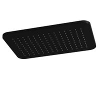 Hotbath Gal hoofddouche 27x40cm zwart mat